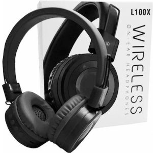 L100X Ασύρματα Bluetooth On Ear Ακουστικά σε Μαύρο χρώμα